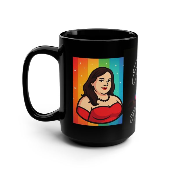 Black Mug, 15oz - Image 4