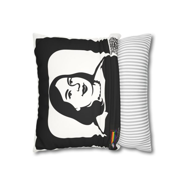 Faux Suede Square Pillowcase - Image 4