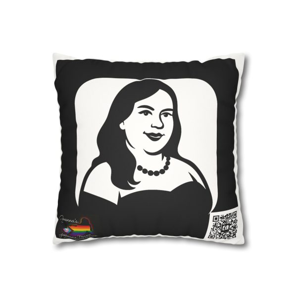 Faux Suede Square Pillowcase - Image 3