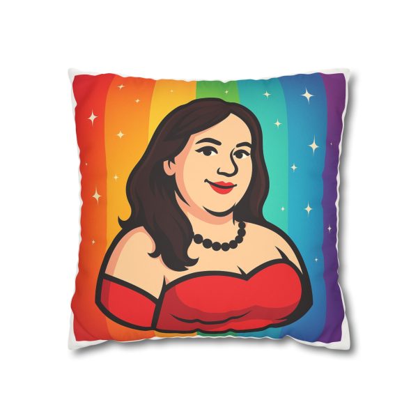 Faux Suede Square Pillowcase - Image 5
