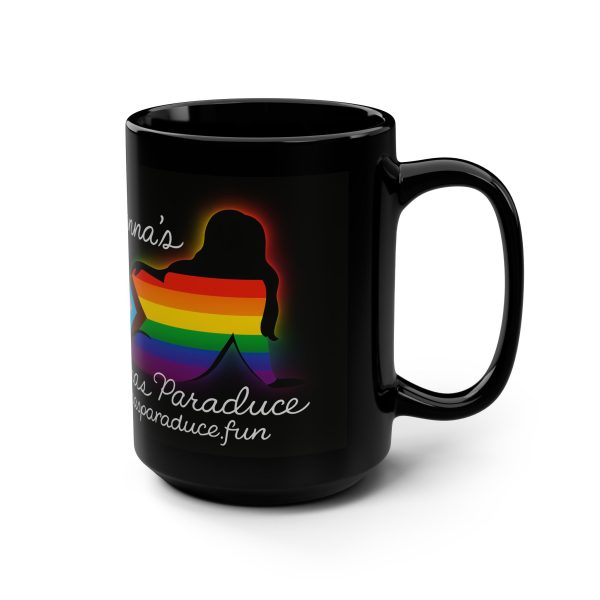 Black Mug, 15oz - Image 2