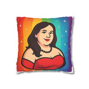 Faux Suede Square Pillowcase