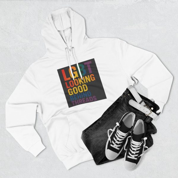 Three-Panel Fleece Hoodie - Image 3