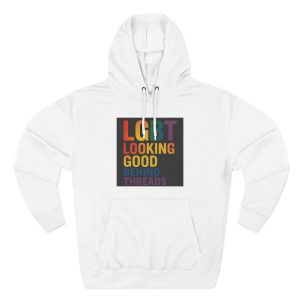 Three-Panel Fleece Hoodie
