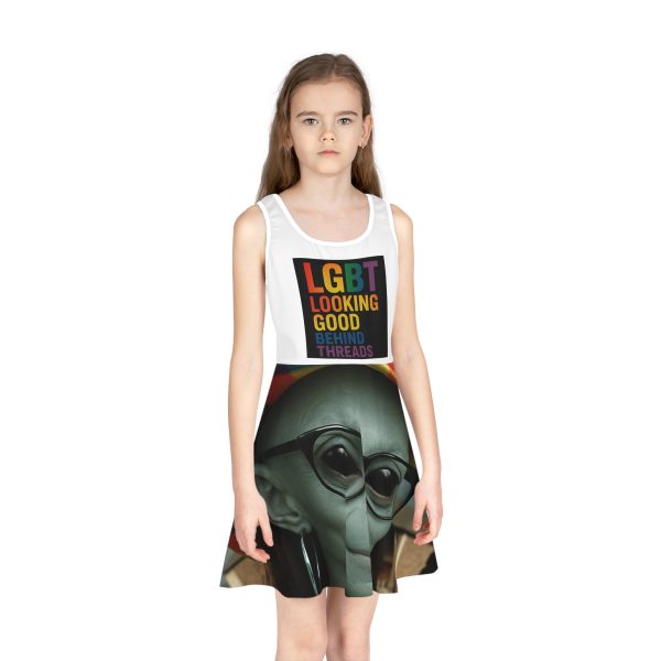 Girls' Sleeveless Sundress (AOP) - Image 3