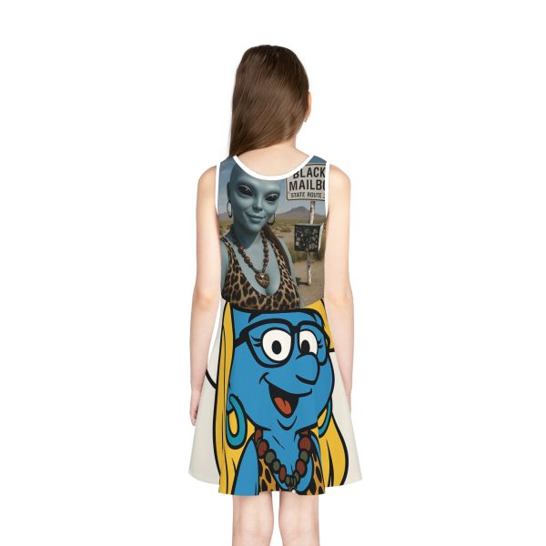 Girls' Sleeveless Sundress (AOP) - Image 4