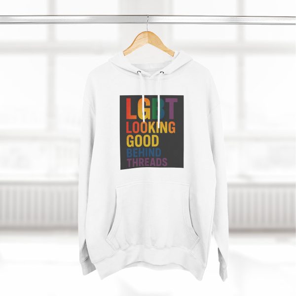 Three-Panel Fleece Hoodie - Image 4